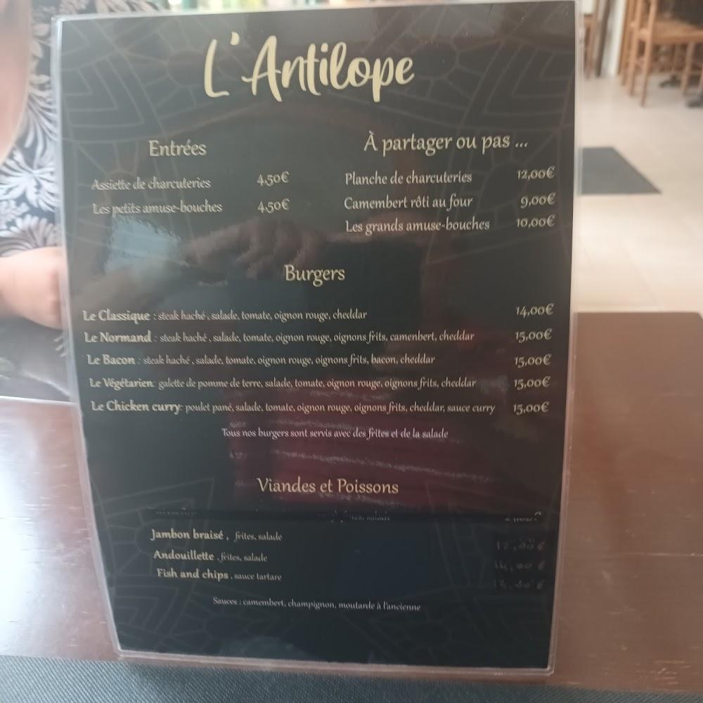 L'Antilope, café, crêperie, brasserie - Menu Image 4